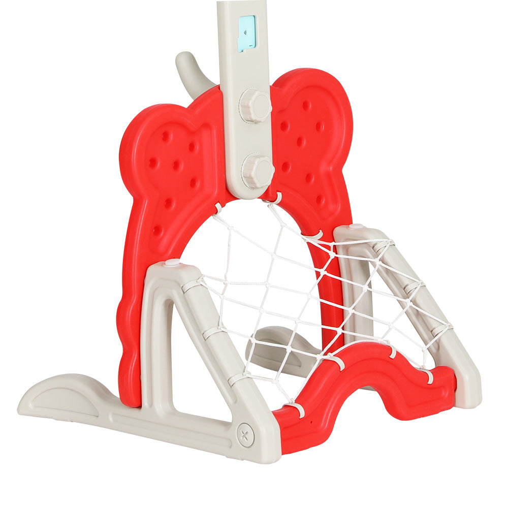 Keezi Kids Basketball Hoop Stand Adjustable 5-in-1 Sports Center Toys