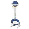 Keezi Kids Basketball Hoop Stand Adjustable 6-in-1 Sports Center Toys