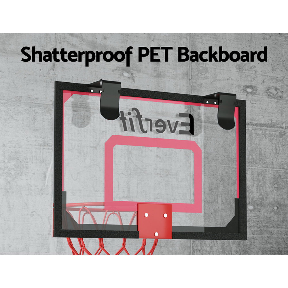 Everfit 23" Mini Basketball Hoop Backboard Door Wall Mounted Sports