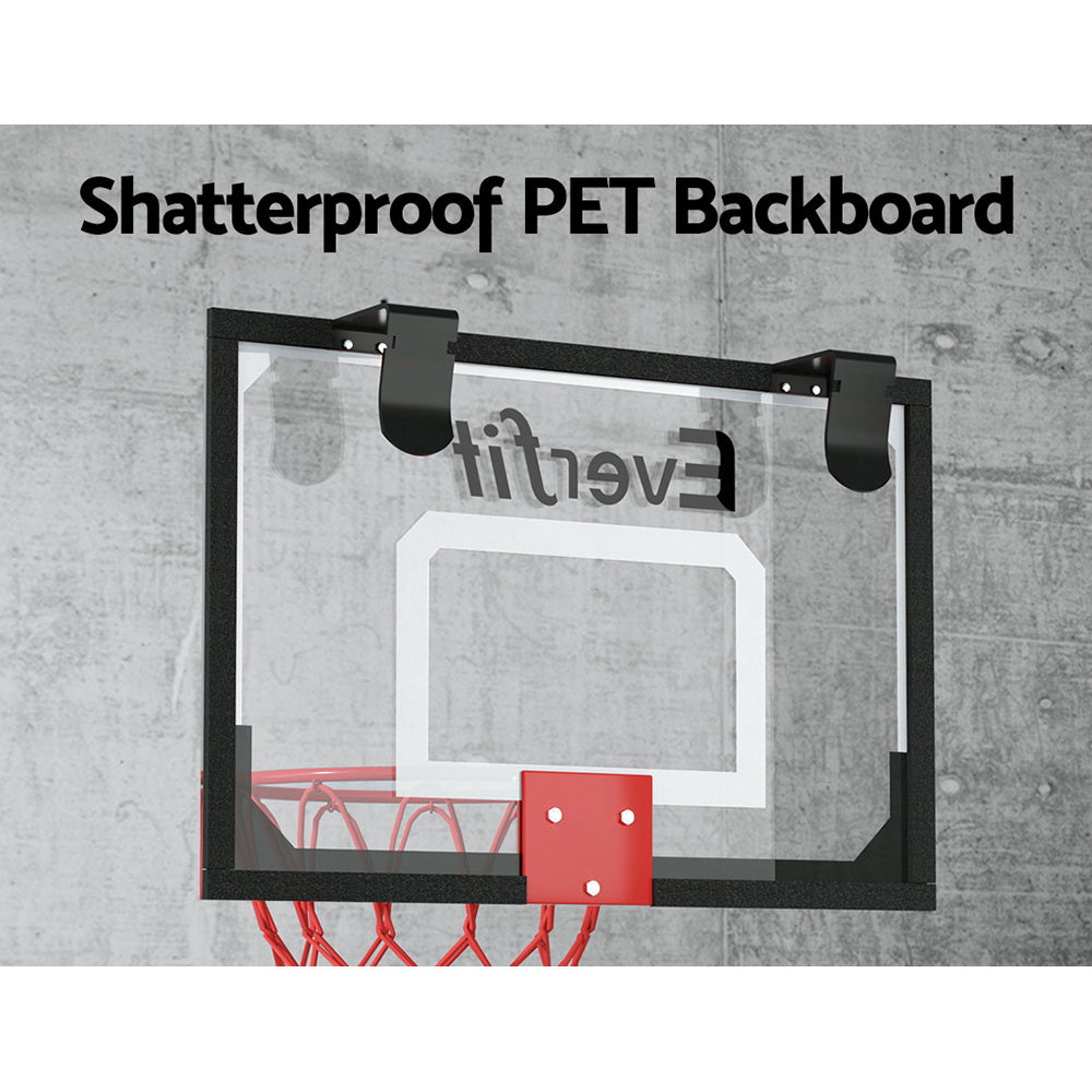 Everfit 23" Mini Basketball Hoop Backboard Door Wall Mounted Sports