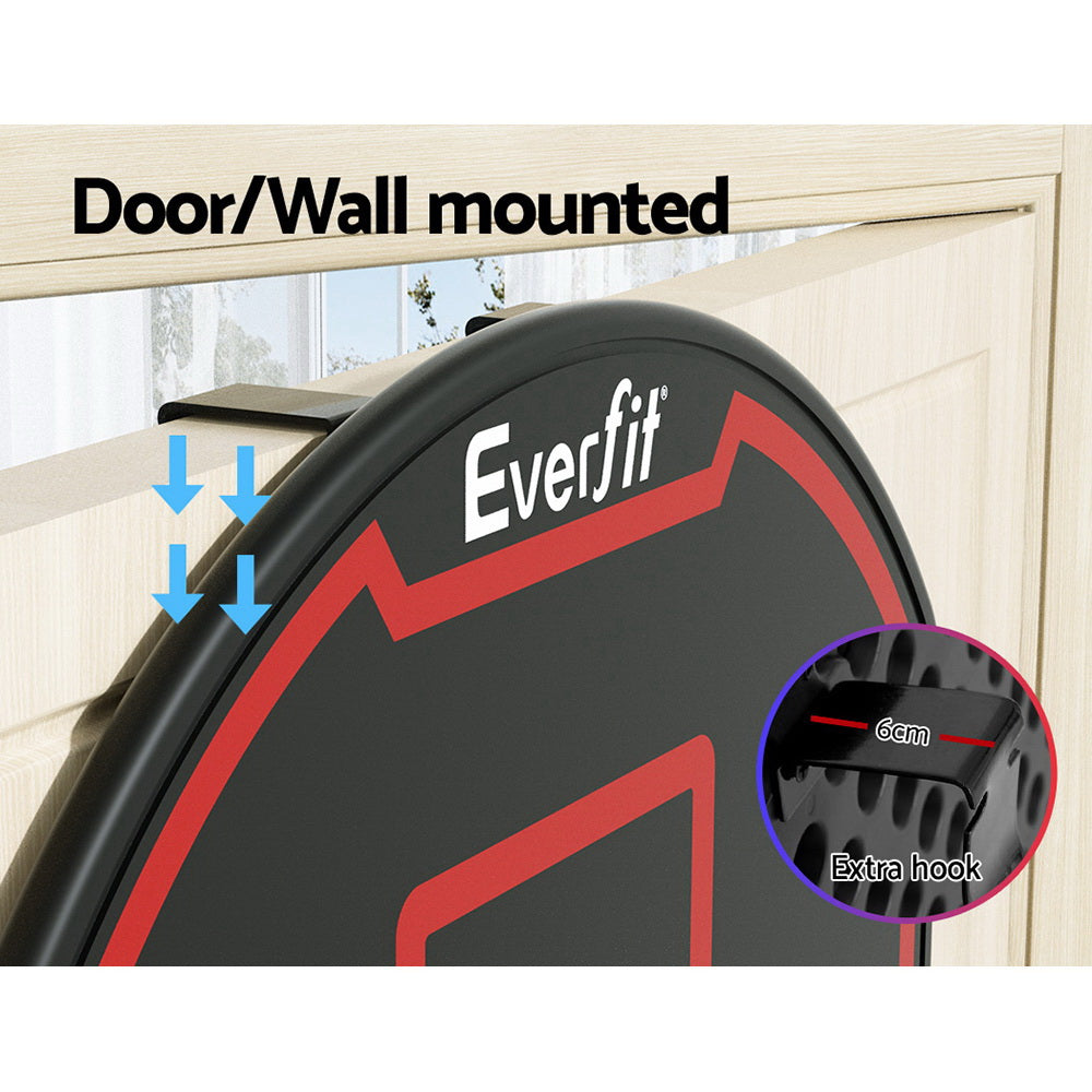 Everfit 38" Basketball Hoop Backboard Door Wall Mounted Ring Net