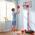 Everfit 2 in 1 Kids Basketball Hoop, Red and Black