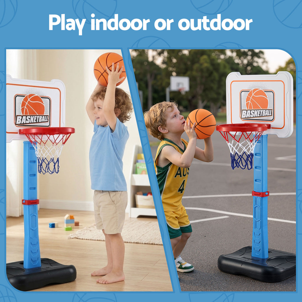 Keezi Kids Basketball Hoop Stand Baseball Set Adjustable Height
