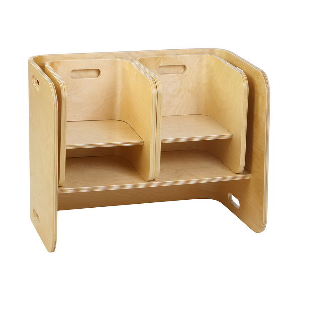 Keezi 3-Piece Birch Plywood Kids Table and Chairs Set