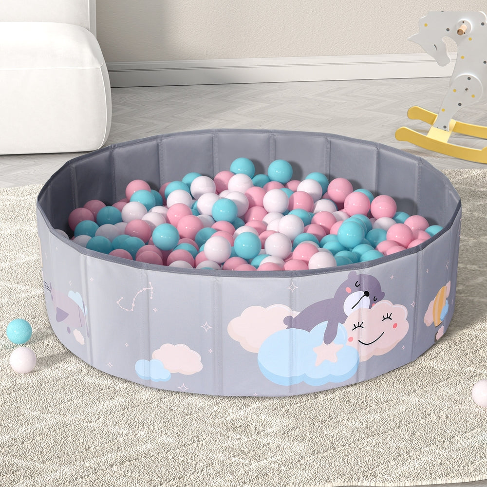 Keezi Foldable Kids Ball Pit with Carry Bag, 100 cm
