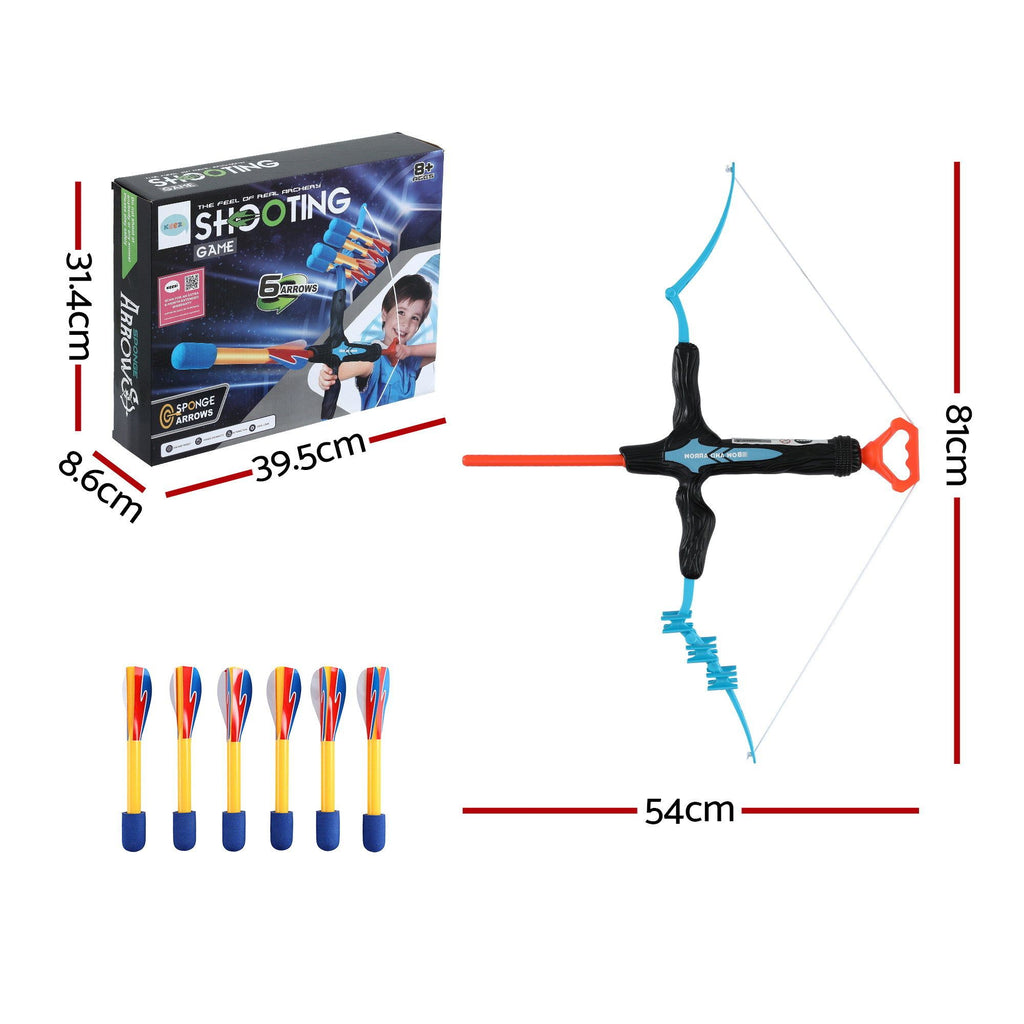 Keezi Kids Bow and Arrow Set Outdoor Sport Game Archery Toys 6 Arrows