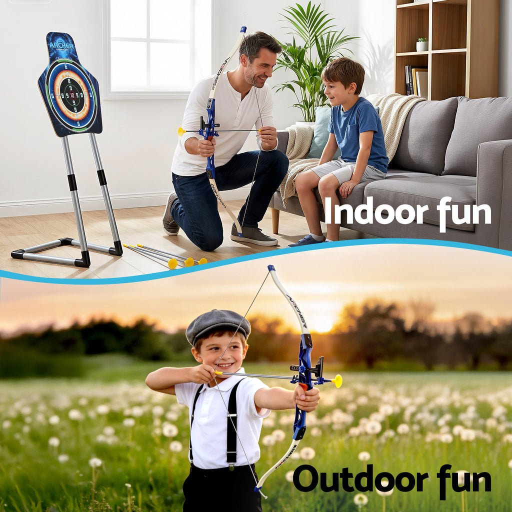 Keezi Kids Bow and Arrow Set Toy Archery Standing Target Suction Cup