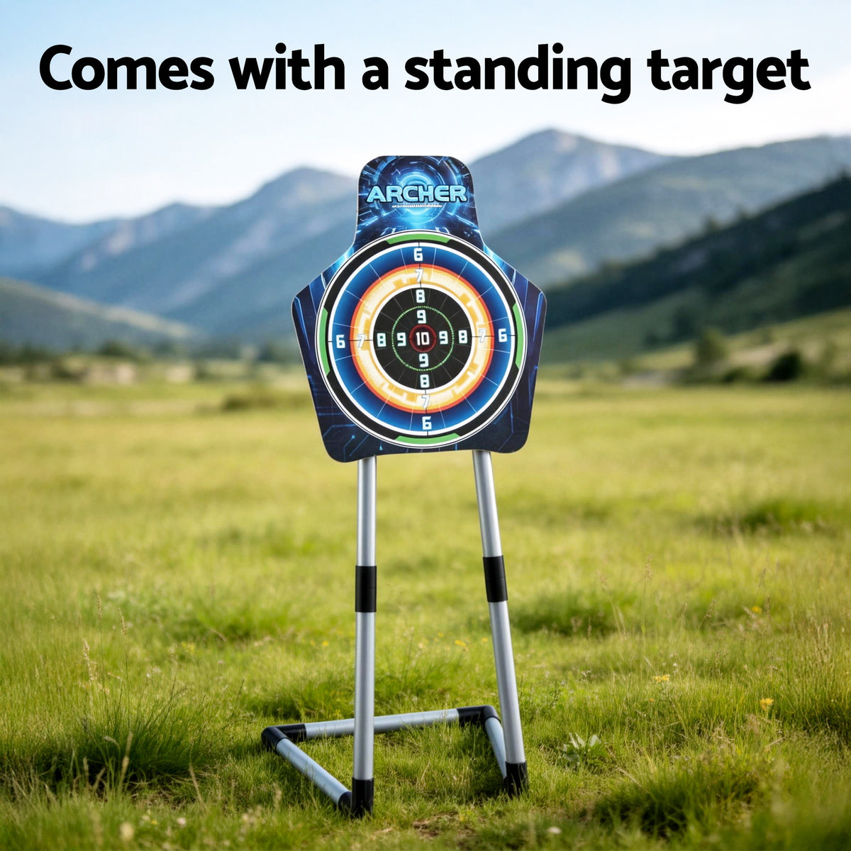 Keezi Kids Bow and Arrow Set Toy Archery Standing Target Suction Cup