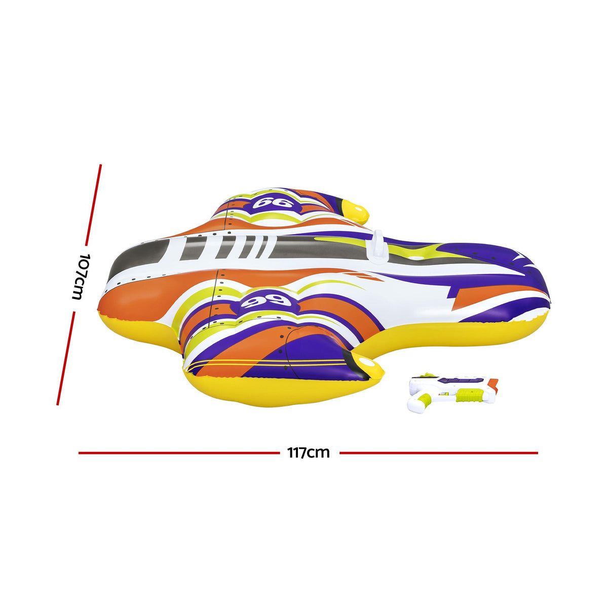 Bestway Spaceship Ride-On Pool Float Toy Floaties for Kids 45kg