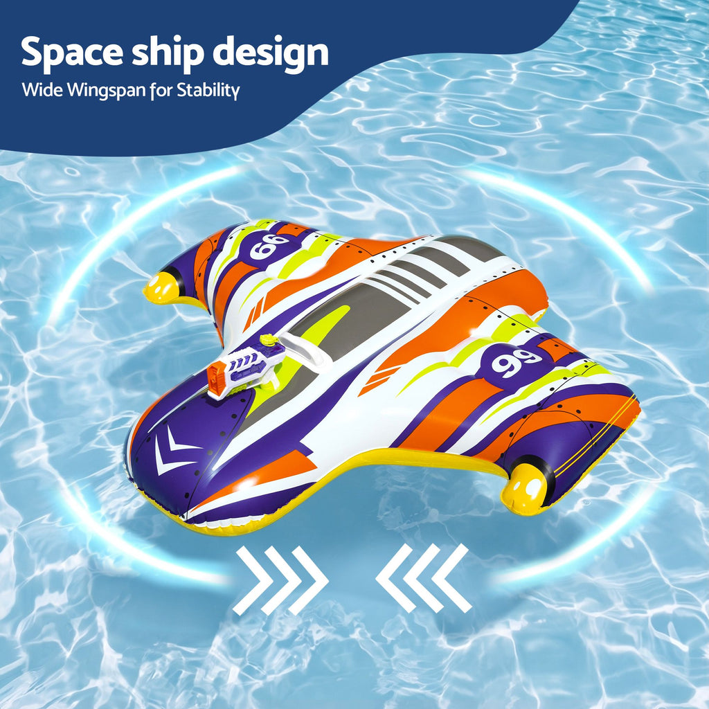 Bestway Spaceship Ride-On Pool Float Toy Floaties for Kids 45kg
