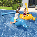 Bestway Kids Rhino Inflatable Ride-On Pool Float Toy Set of 2