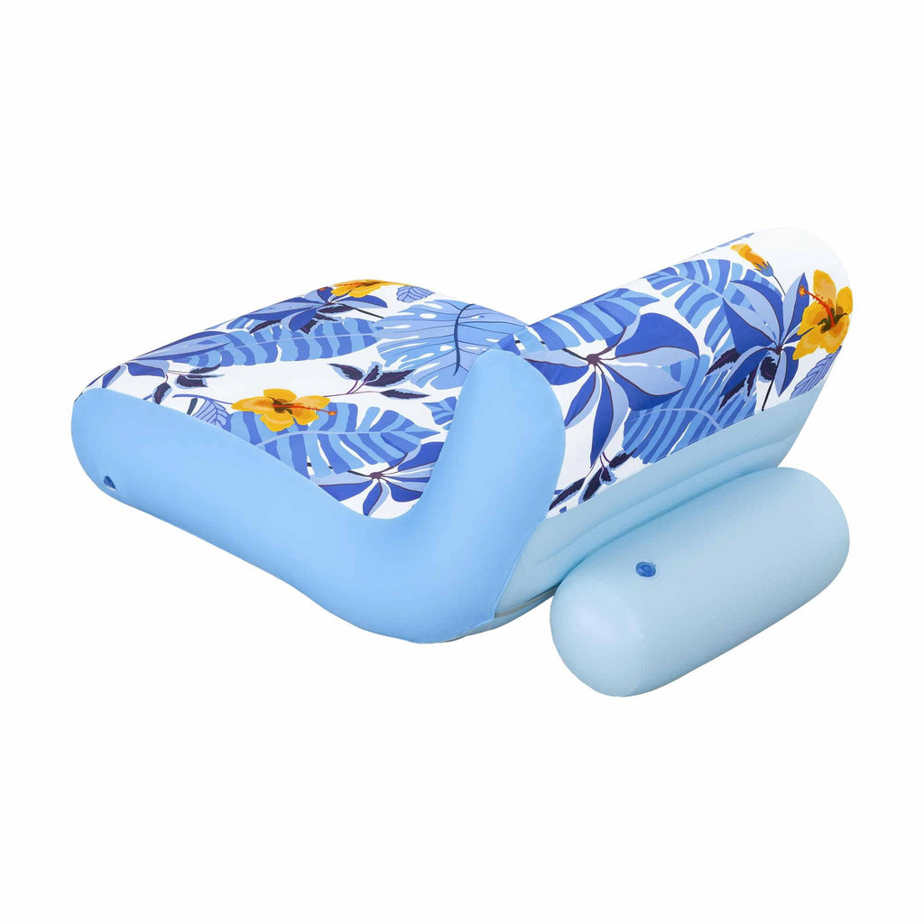 Bestway Inflatable Pool Float Sun Lounger with Cup Holder 163x94cm