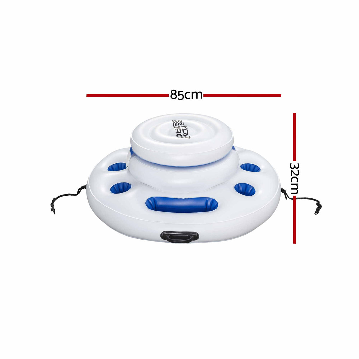 Bestway Inflatable Floating Cooler with Cup Holders for Pool Holds 24