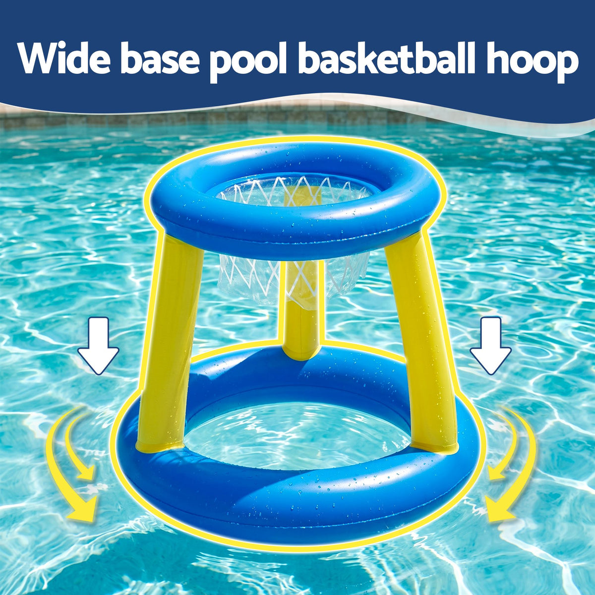 Bestway Inflatable Pool Float Basketball Hoop Set