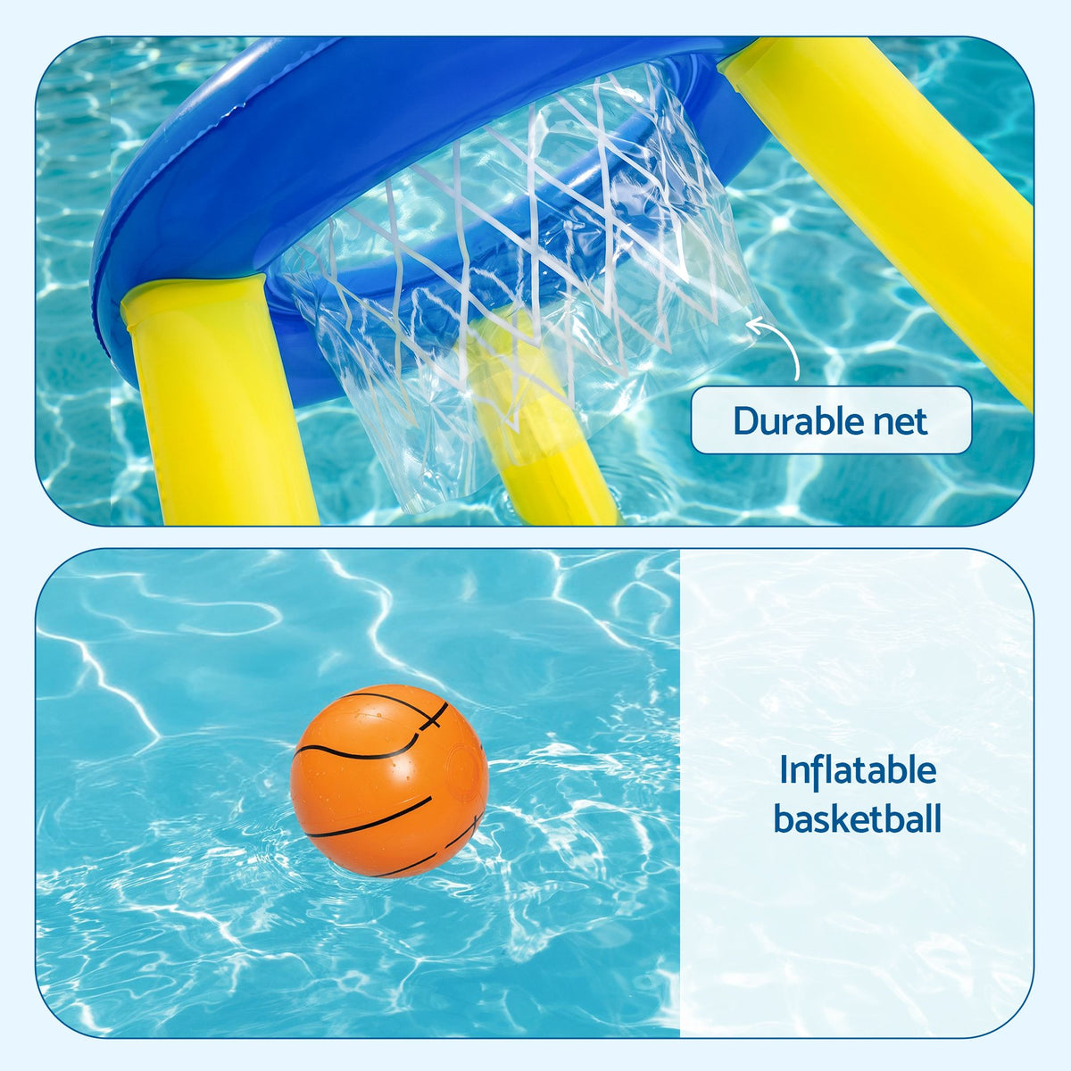 Bestway Inflatable Pool Float Basketball Hoop Set