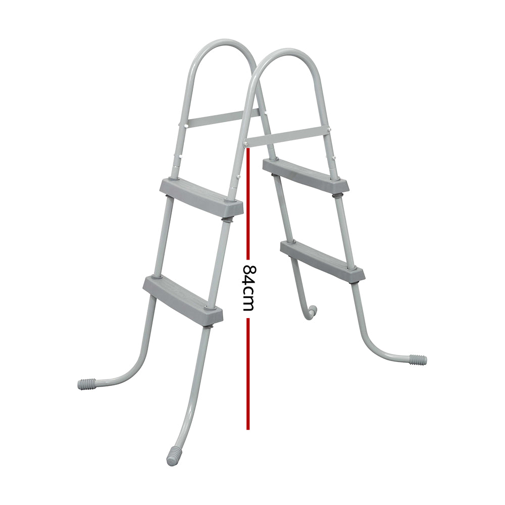 Bestway Pool Ladder 84cm 2 Step Above Ground Swimming Pools Removable