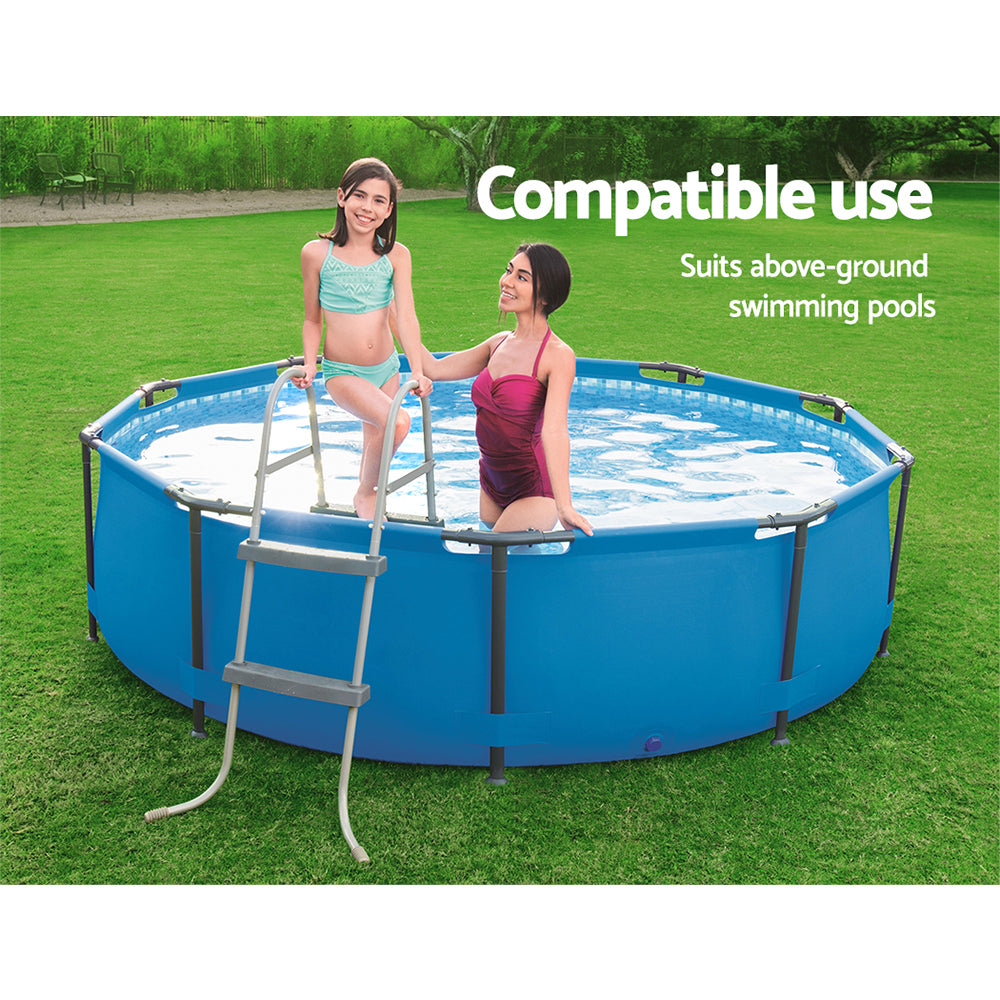 Bestway Pool Ladder 84cm 2 Step Above Ground Swimming Pools Removable