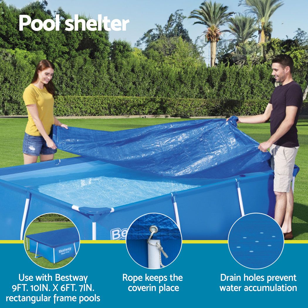 Bestway Pool Cover 58106 Fits 3x2.01m Above Ground Swimming Pool PE