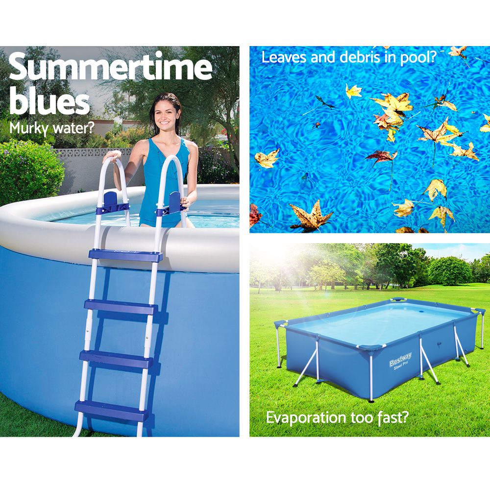 Bestway 58017 Pool Cover Fits 4x2.11m Above Ground Swimming Pool PE