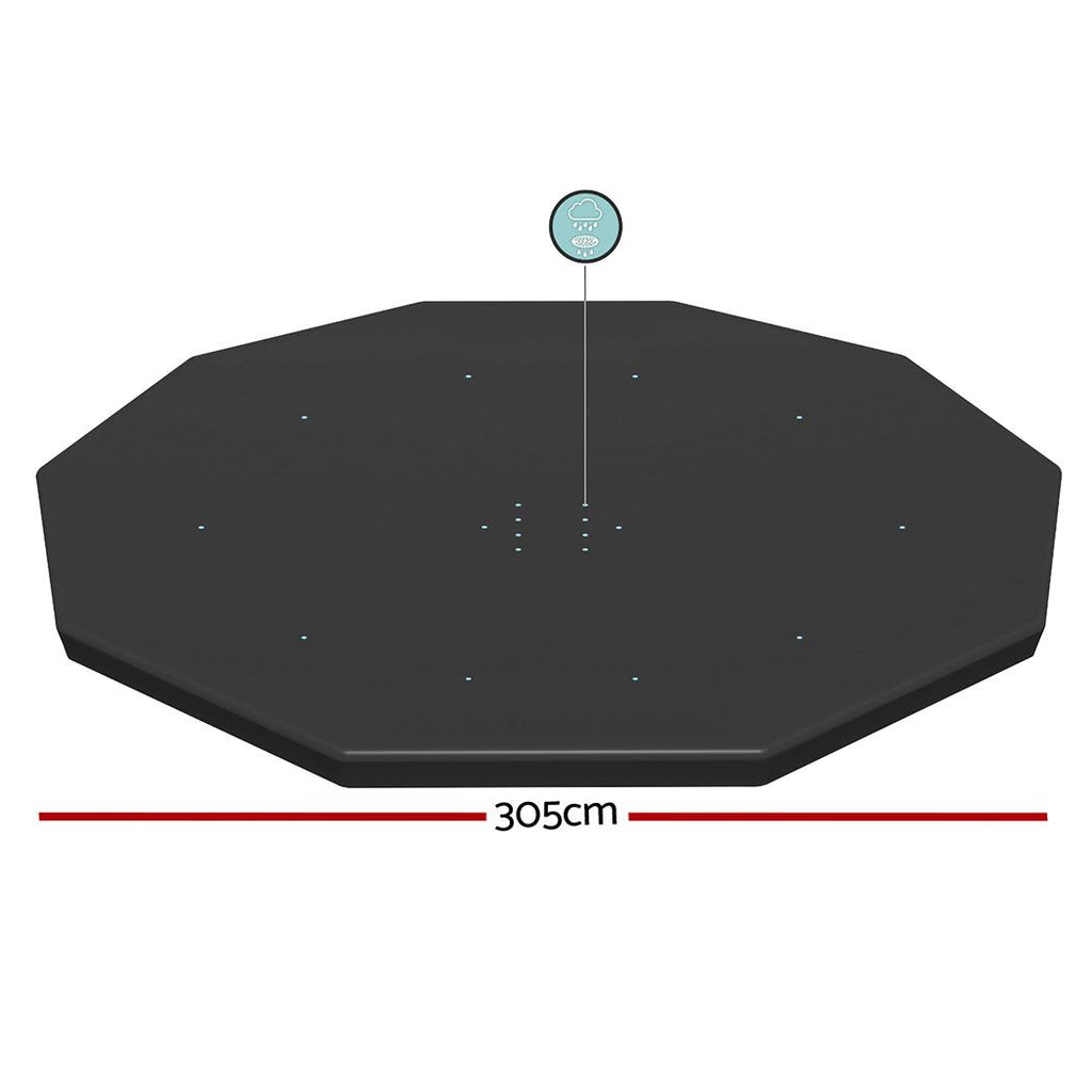 Bestway Pool Cover Fits 3.05m Round Above Ground Swimming Pool PVC