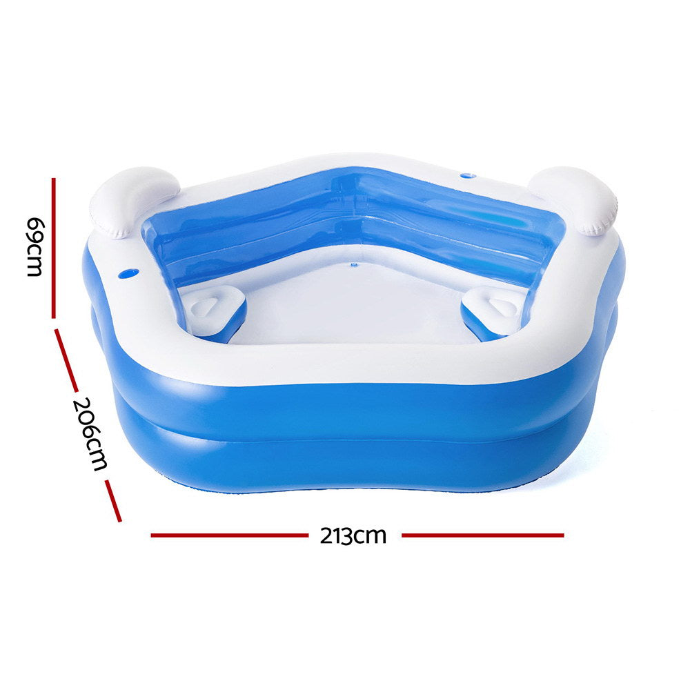 Bestway Kids Inflatable Pool Above Ground Pools Seat Cushions