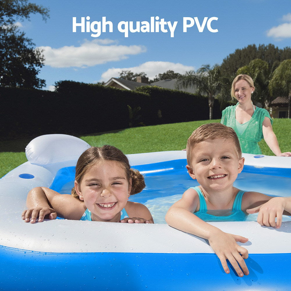 Bestway Kids Inflatable Pool Above Ground Pools Seat Cushions