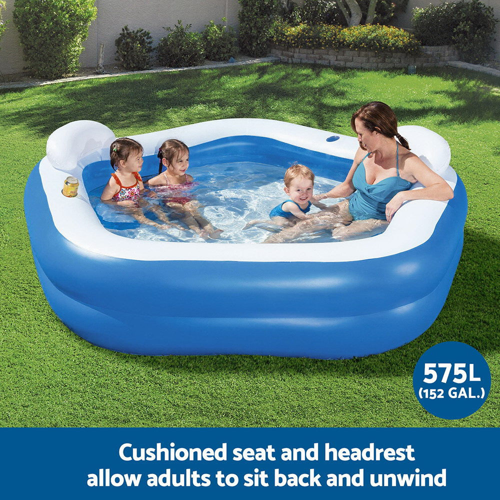 Bestway Kids Inflatable Pool Above Ground Pools Seat Cushions
