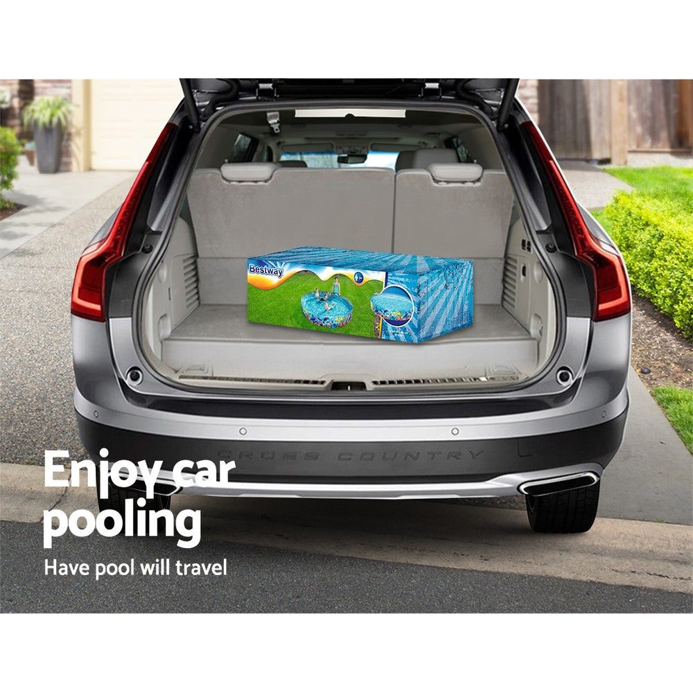 Bestway Kids Pool 244x46cm Round Above Ground Rigid Swimming Pools