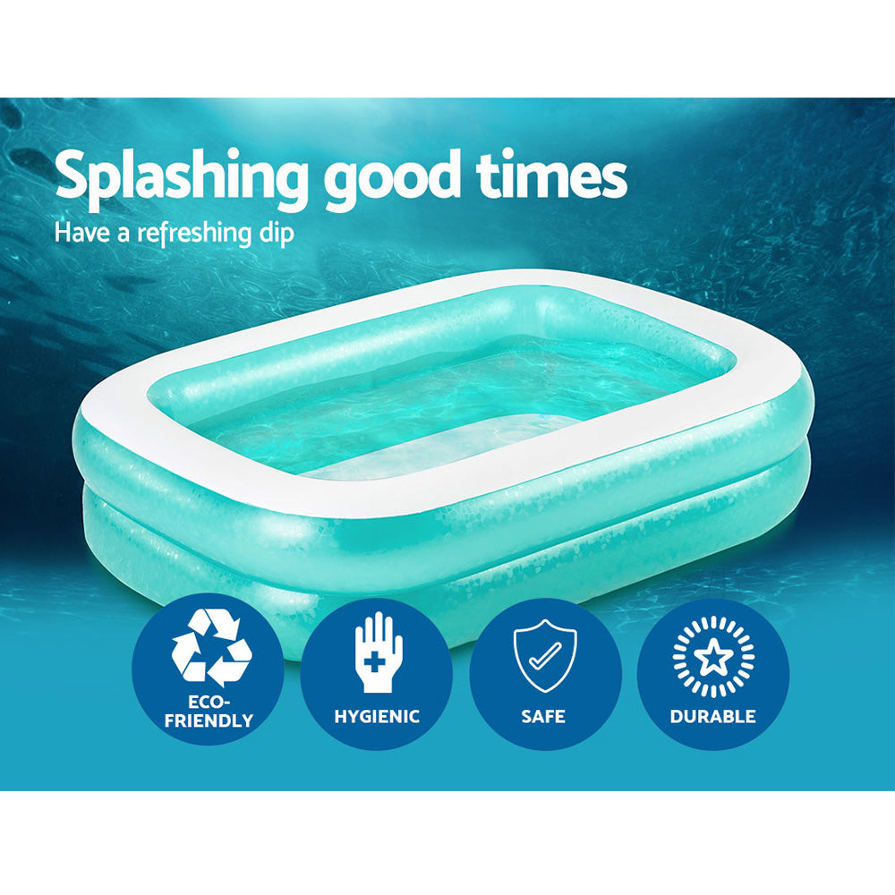 Bestway Kids Pool 200x146x48cm Inflatable Above Ground Swimming