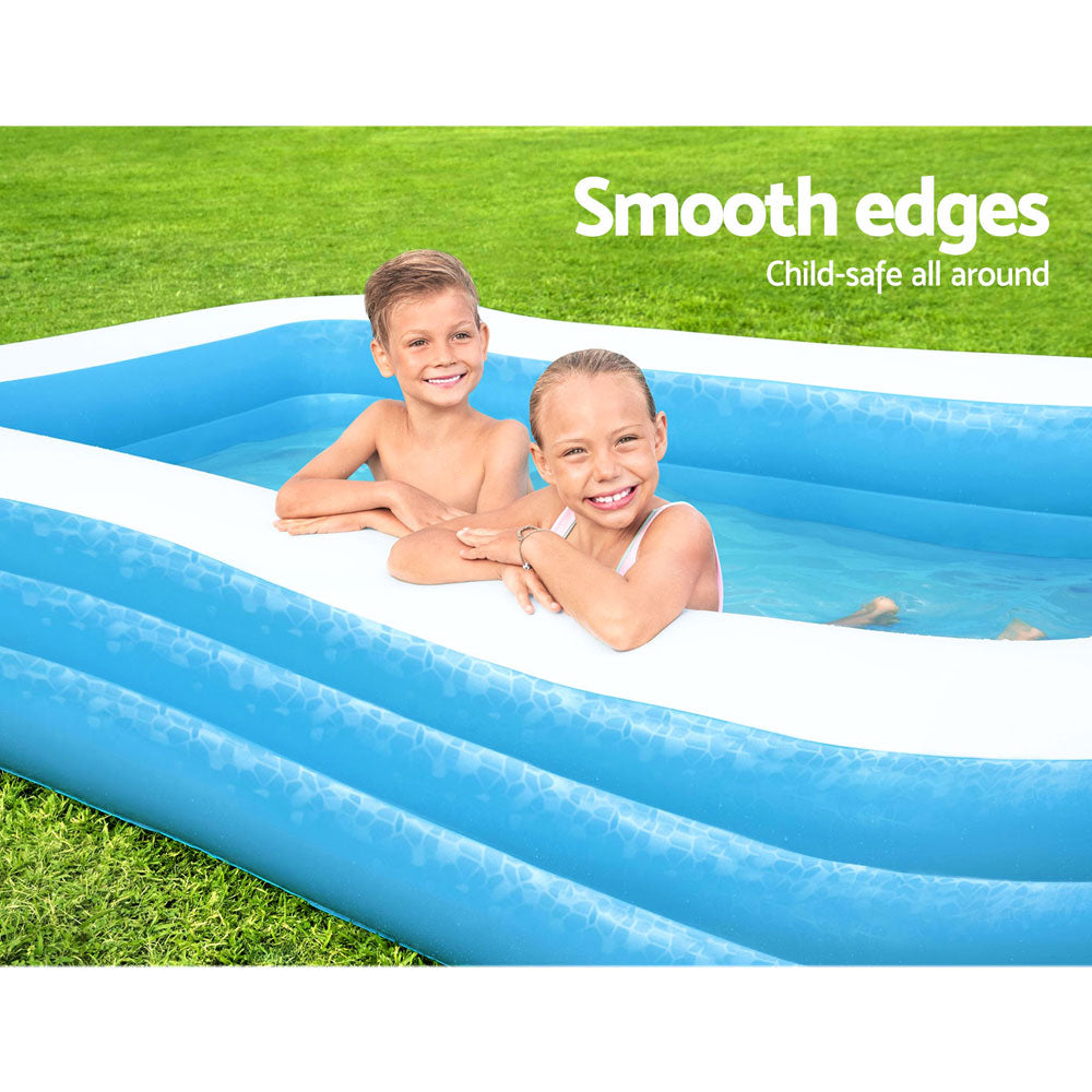 Bestway Kids Pool 305x183x56cm Inflatable Above Ground Swimming Pools