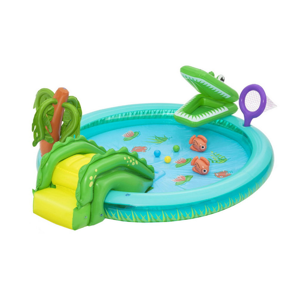 Bestway Kids Inflatable Splash Play Pool with Slide Ball