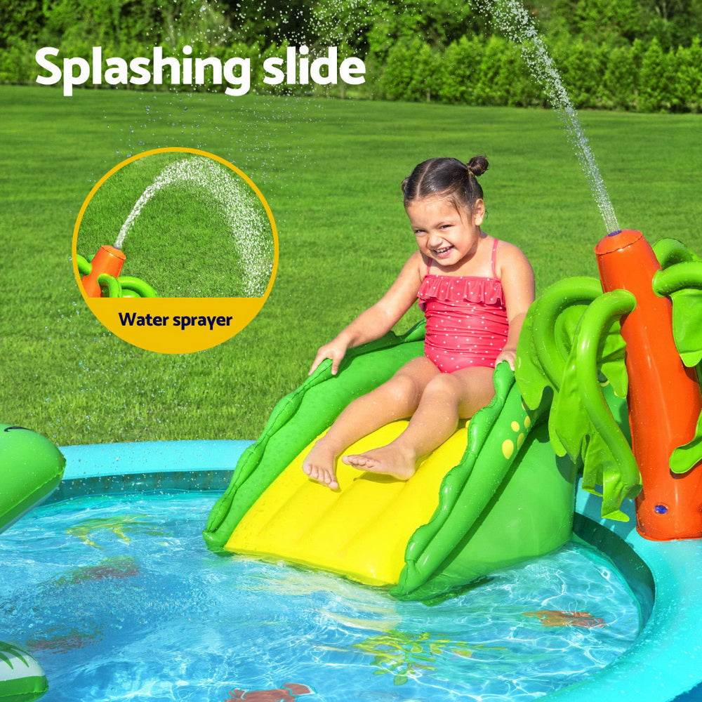 Bestway Kids Inflatable Splash Play Pool with Slide Ball