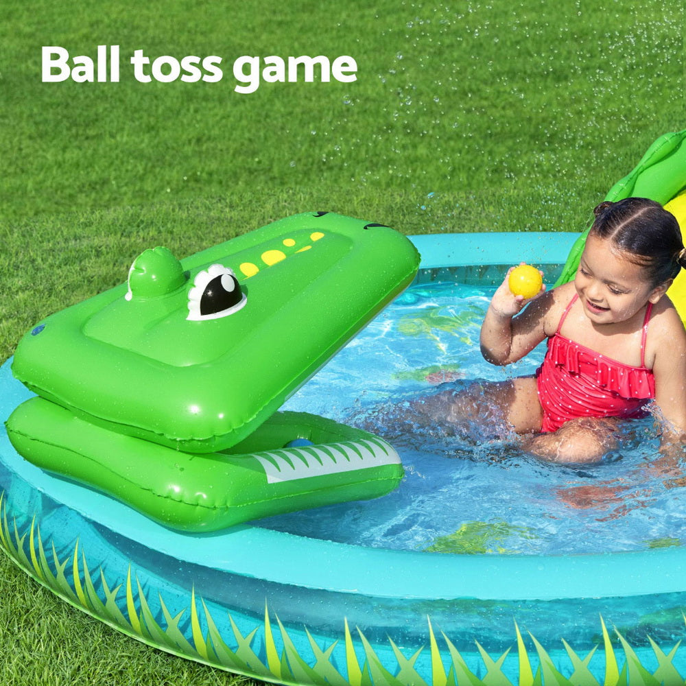 Bestway Kids Inflatable Splash Play Pool with Slide Ball