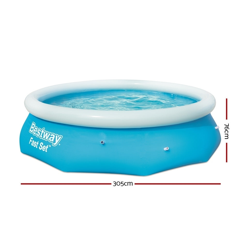 Bestway Swimming Pool 305x76cm Above Ground Round Inflatable Pools