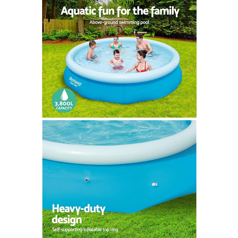Bestway Swimming Pool 305x76cm Above Ground Round Inflatable Pools