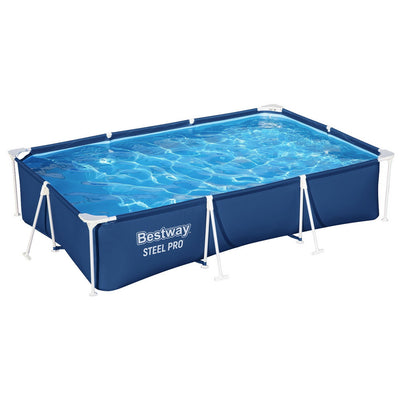 Bestway Swimming Pool 300x201x66cm Steel Frame Above Ground Pools
