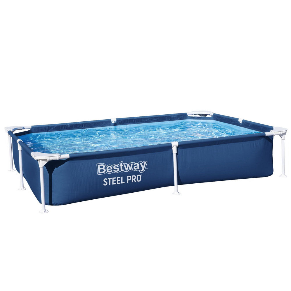 Bestway Swimming Pool 221x150x43cm Steel Frame Above Ground Pools