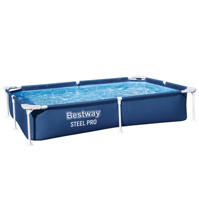Bestway Swimming Pool 221x150x43cm Steel Frame Above Ground Pools