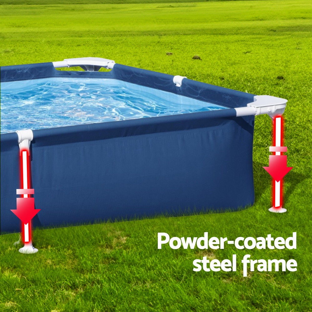 Bestway Swimming Pool 221x150x43cm Steel Frame Above Ground Pools