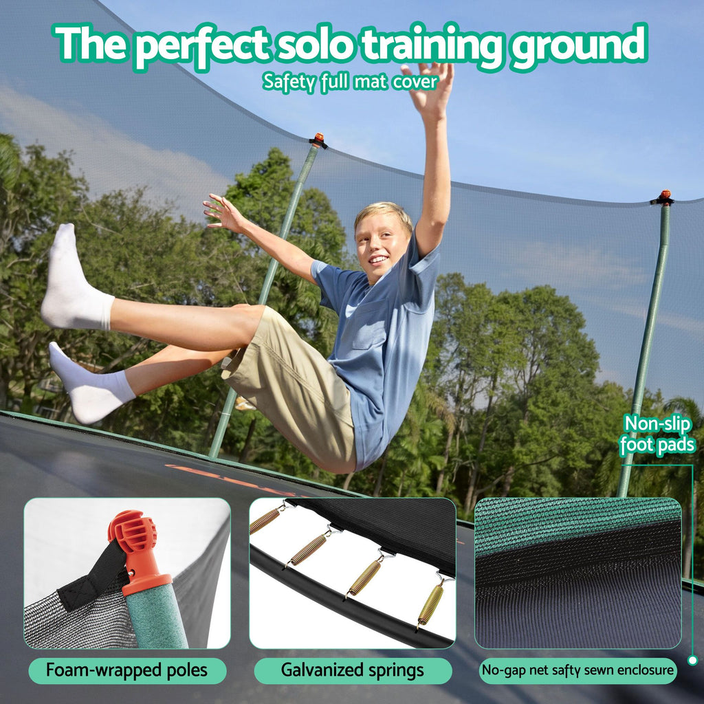 Bestway 14ft Trampoline Kids Rebounder Safety Net Enclosure Outdoor Fitness 4.27m