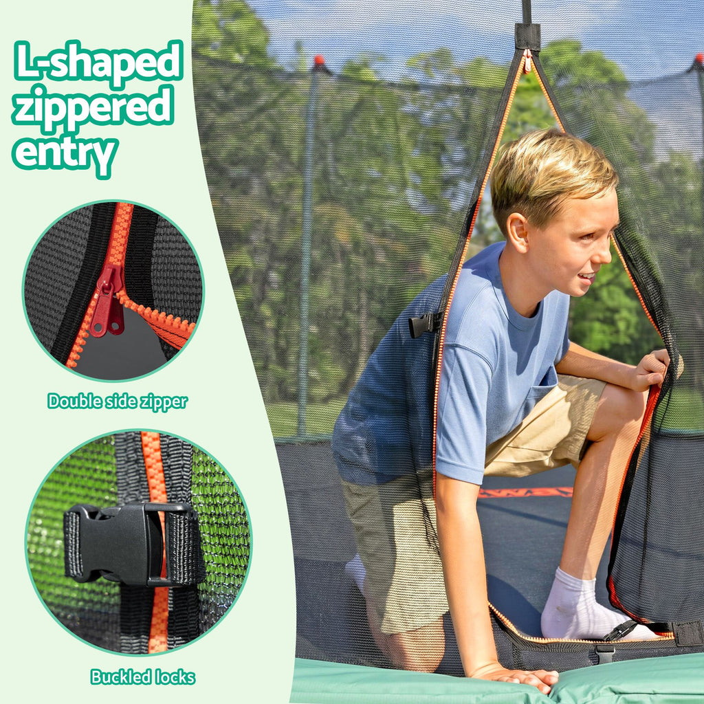 Bestway 14ft Trampoline Kids Rebounder Safety Net Enclosure Outdoor Fitness 4.27m