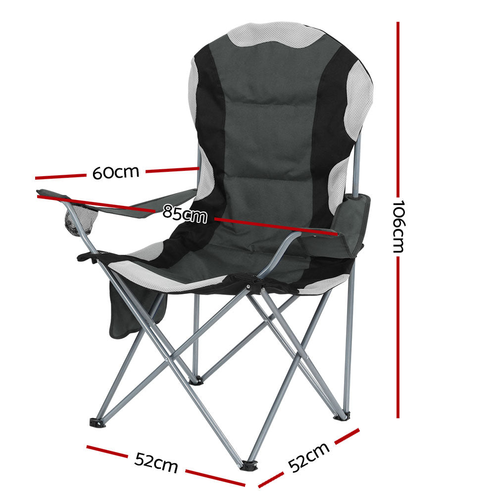 Weisshorn Camping Folding Chair Portable Outdoor Hiking Fishing
