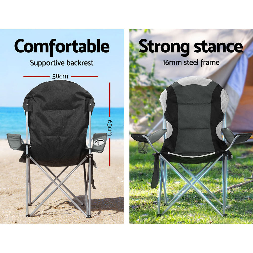 Weisshorn Camping Folding Chair Portable Outdoor Hiking Fishing
