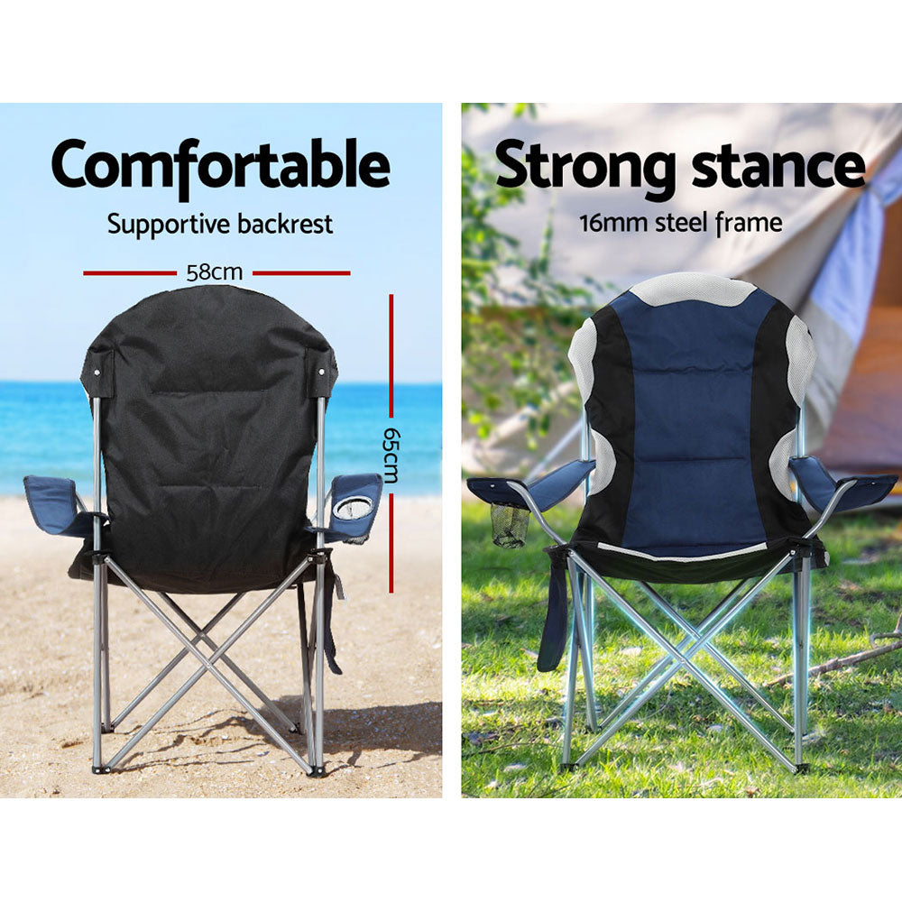 Weisshorn Camping Folding Chair Portable Outdoor Hiking Fishing