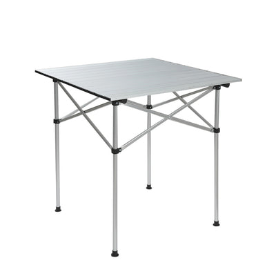 Weisshorn Folding Camping Table 70CM Roll Up Outdoor Picnic BBQ