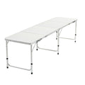 Weisshorn Folding Camping Table 240CM Portable Outdoor Picnic BBQ