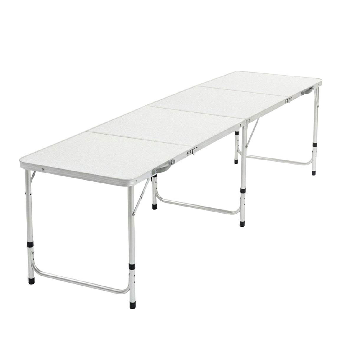 Weisshorn Folding Camping Table 240CM Portable Outdoor Picnic BBQ