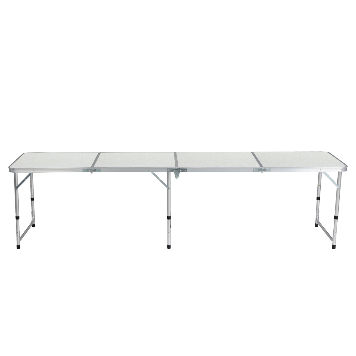 Weisshorn Folding Camping Table 240CM Portable Outdoor Picnic BBQ
