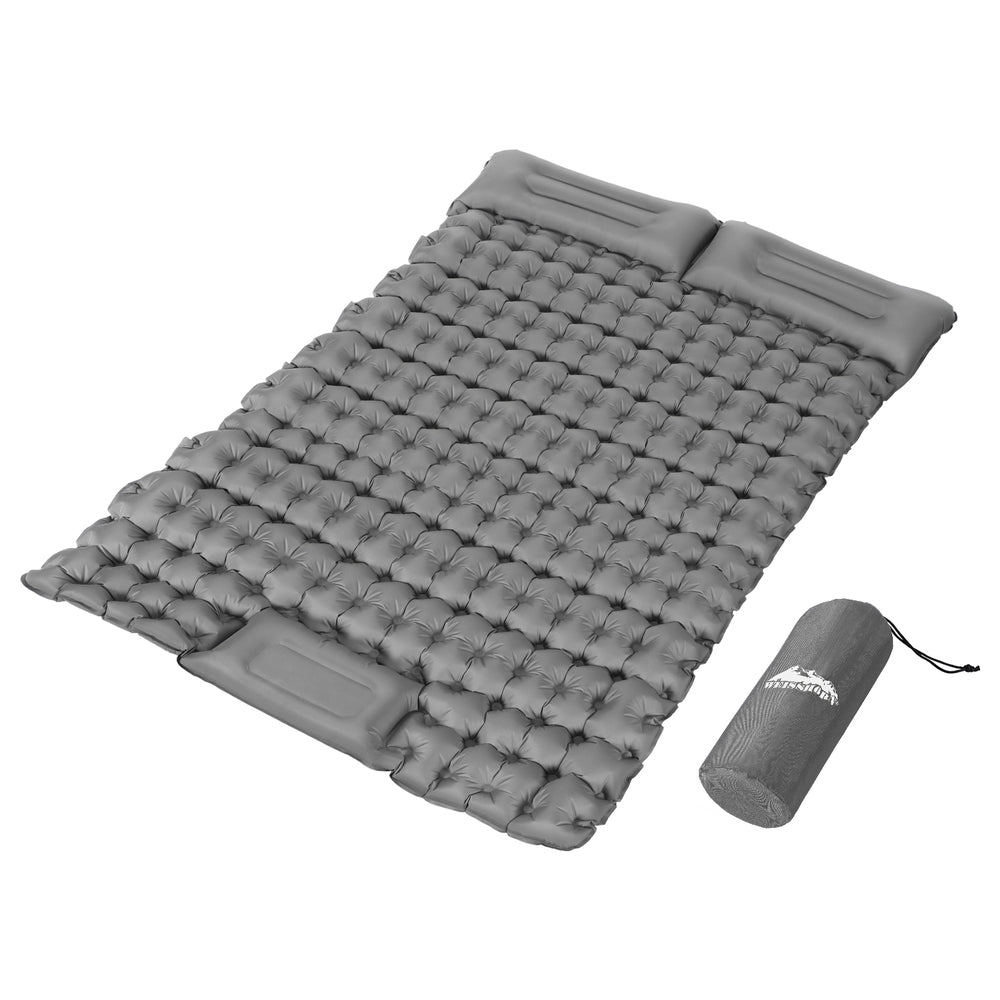 Weisshorn Self Inflating Mattress Camping Sleeping Mat Air Bed Double