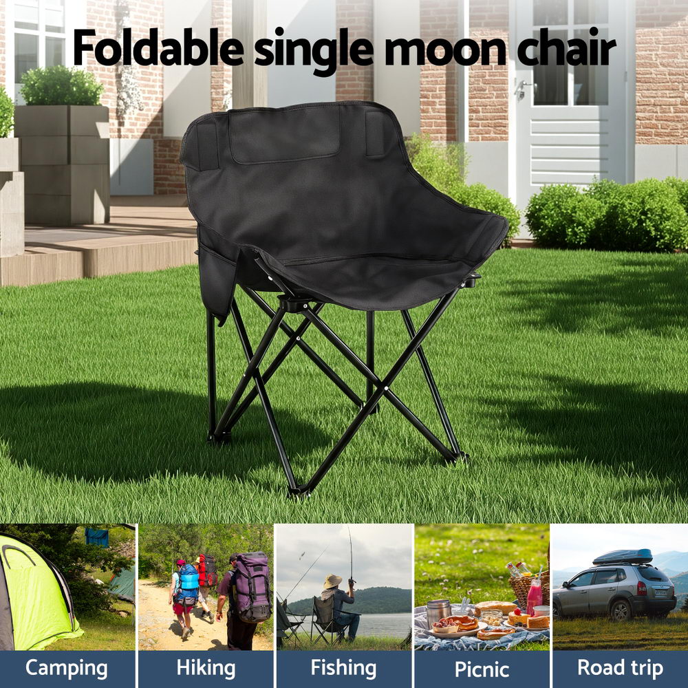 Weisshorn Folding Camping Moon Chair Portable Seat Weight